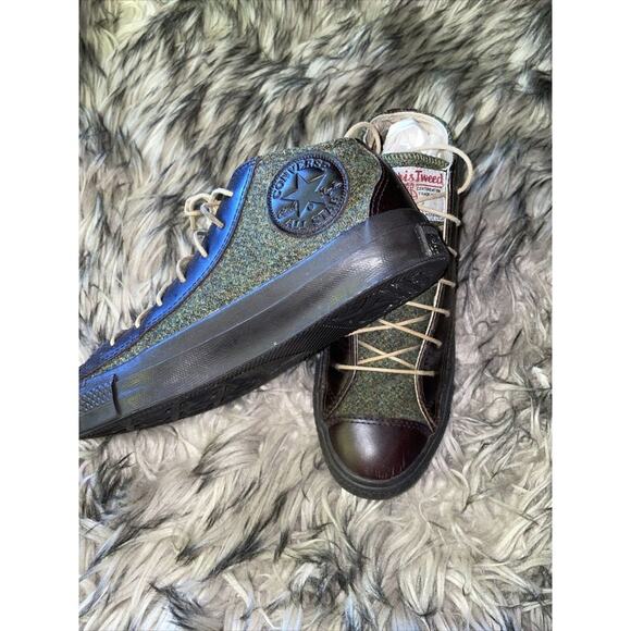 Converse All Star Harris Tweed Limited Edition Sneaker‎ Shoe Women's Size 5 - Picture 1 of 6